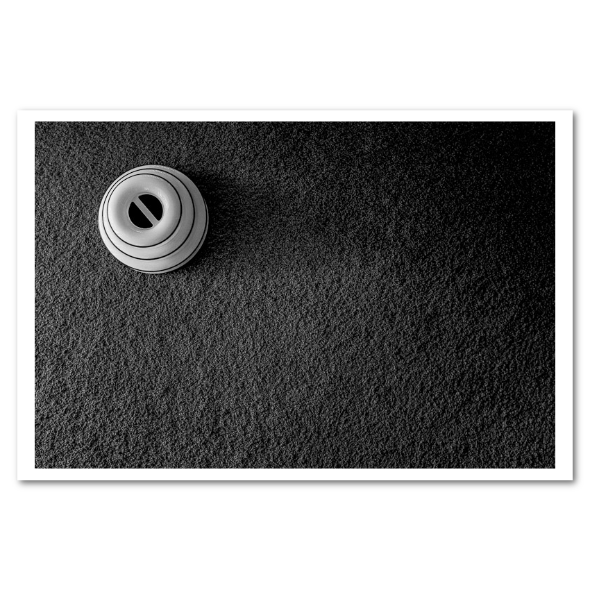A Cat Toy Minimalism black & white Fine Art Print