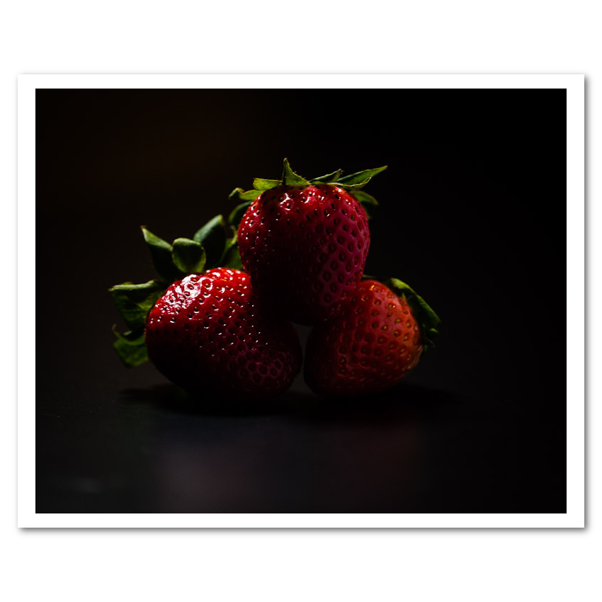 Strawberries In Shadow Fine Art Print