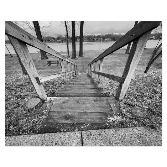 Stairs To Down There Photo Print, mounted Fuji Lustre, printed edge to edge