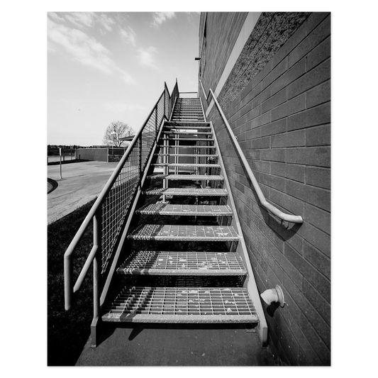 Stairs To Up There Photo Print, mounted Fuji Lustre, printed edge to edge