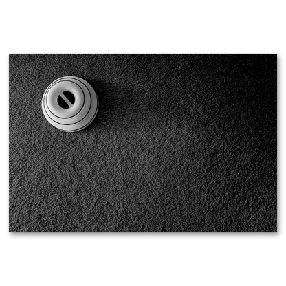 Cat Spinner Serenity Metal Print, float-mounted, printed edge to edge