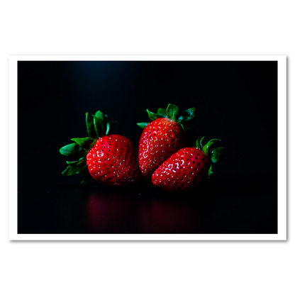Shining Strawberries Fine Art Print