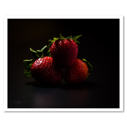 Strawberries In Shadow Fine Art Print