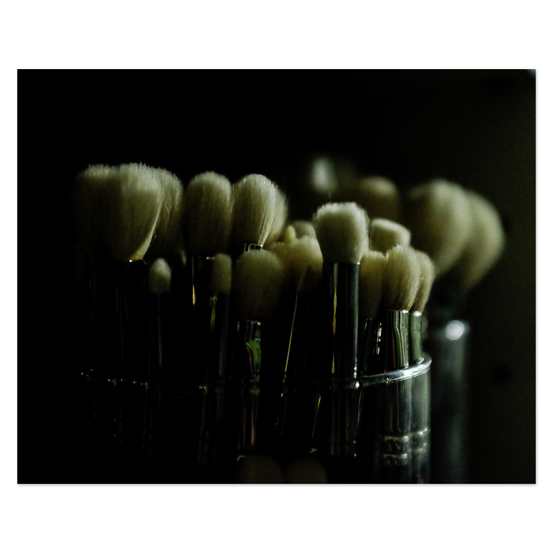Brushes In Shadow Photo Print, mounted Fuji Lustre, printed edge to edge