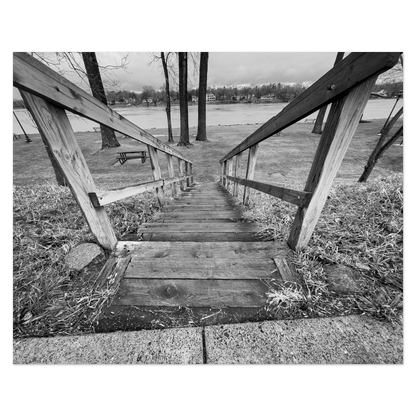 Stairs To Down There Photo Print, mounted Fuji Lustre, printed edge to edge