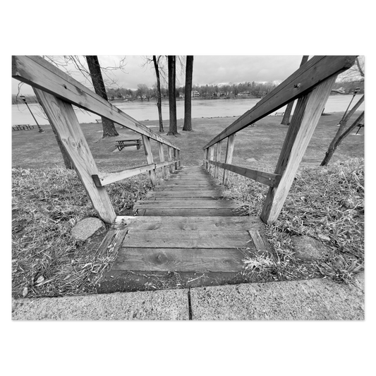 Stairs To Down There Photo Print, mounted Fuji Lustre, printed edge to edge