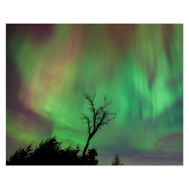 Northern Lights, No. 2 Photo Print, mounted Fuji Lustre, printed edge to edge