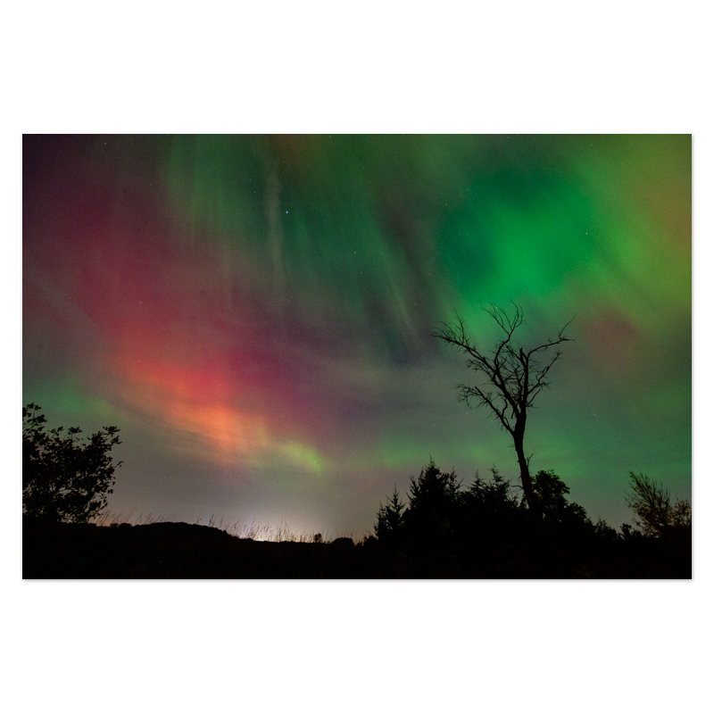 Northern Lights, No. 3 Photo Print, mounted Fuji Lustre, printed edge to edge