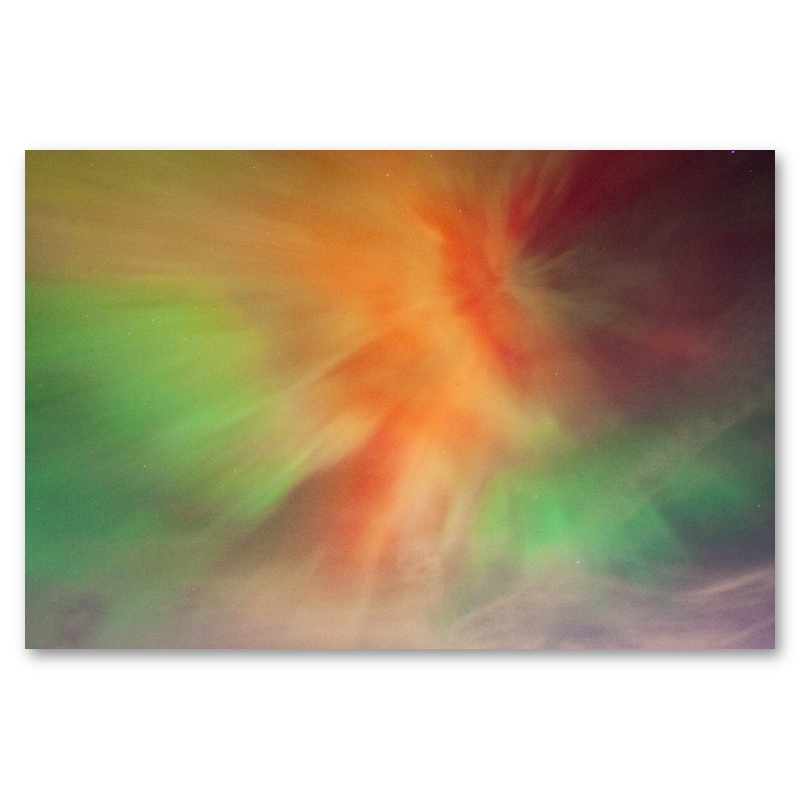 Aurora - The Gannon Storm, No. 4 Metal Print, float-mounted, printed edge to edge