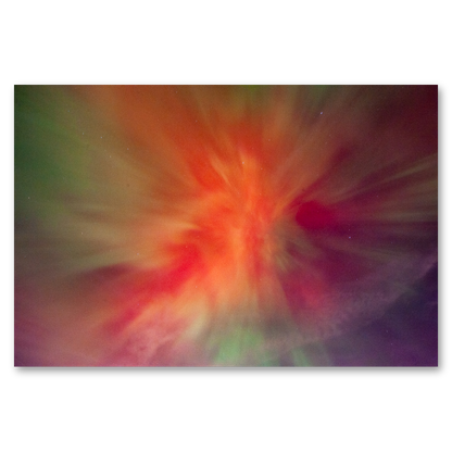 Northern Lights, No. 5 Metal Print, float-mounted, printed edge to edge