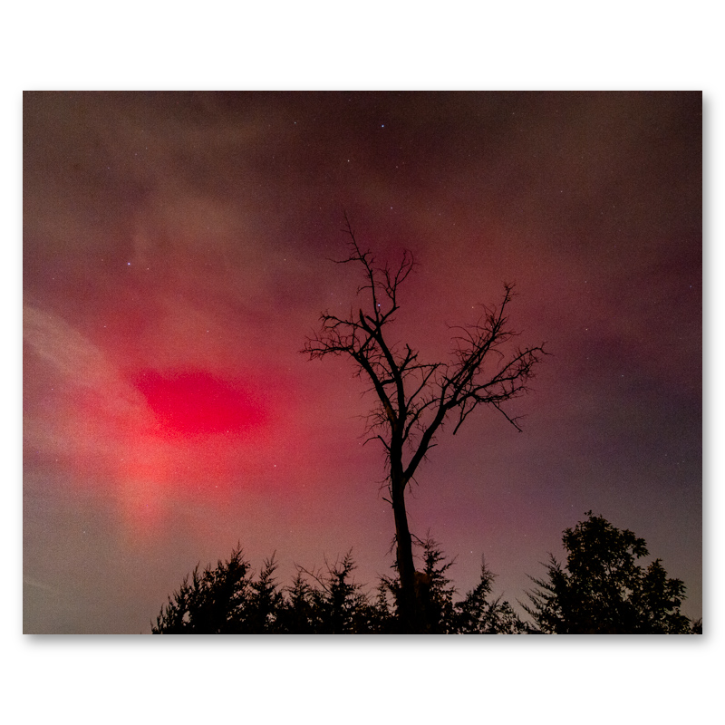 Aurora - The Gannon Storm, No. 6 Metal Print, float-mounted, printed edge to edge