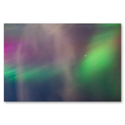 Northern Lights, No. 9 Metal Print, float-mounted, printed edge to edge