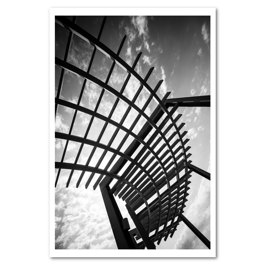 Lines Overhead Metal Print