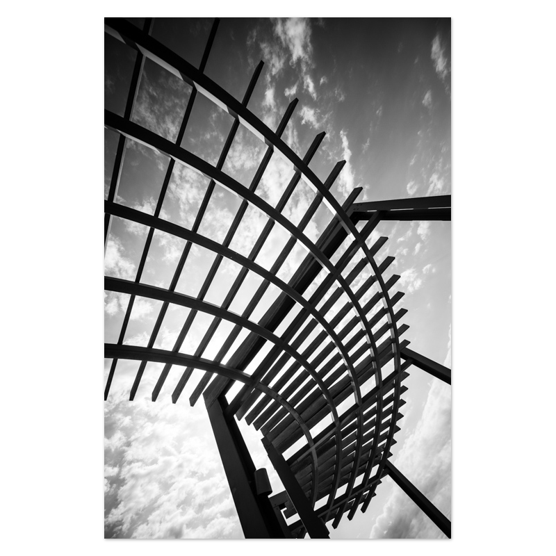 Lines Overhead Photo Print, mounted Fuji Lustre, printed edge to edge