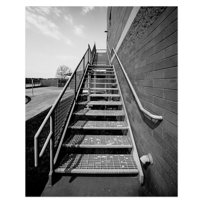 Stairs To Up There Photo Print, mounted Fuji Lustre, printed edge to edge