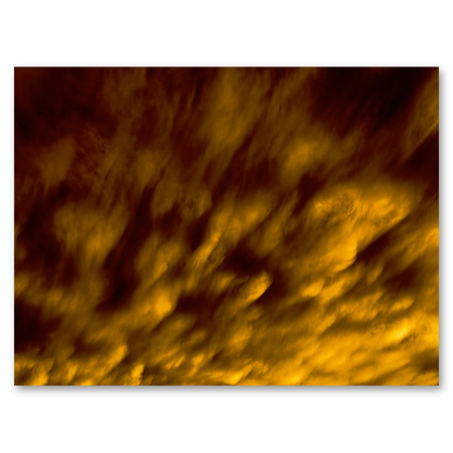 Gold Rush Metal Print, float-mounted, printed edge to edge