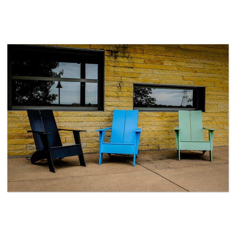 Window Seats Photo Print, mounted Fuji Lustre, printed edge to edge