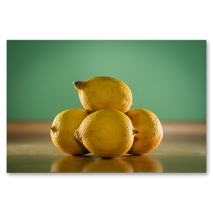 Lemonade Stand Metal Print, float-mounted, printed edge to edge